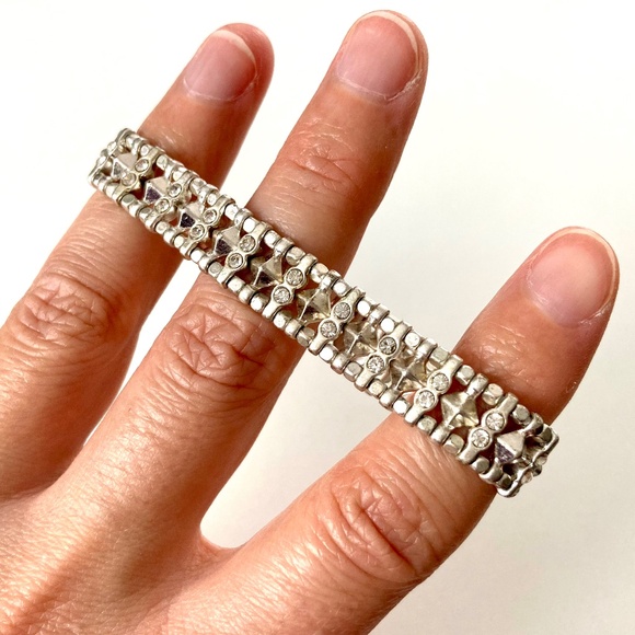 Stella & Dot Arrison Stretch Bracelet - Silver - Picture 2 of 7